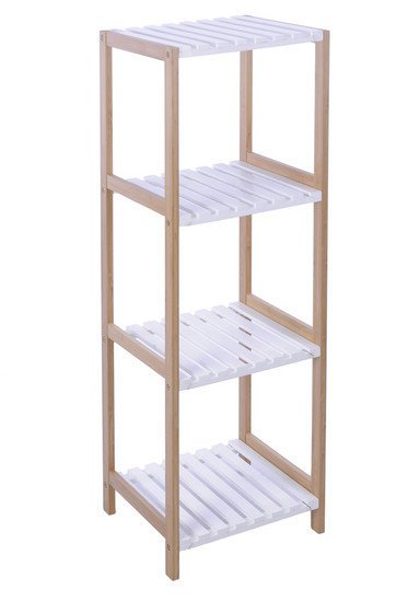 Badkamerrek bamboe met witte planken hoog Haakrvs Badkamer Met Pebbles ~ Badkamerrek bamboe met witte planken hoog Haakrvs