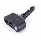 Mobiparts Duo Sigarettenaansteker Lader met Duo USB aansluiting