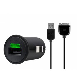 Belkin Micro Autolader USB + Apple iPhone Datakabel