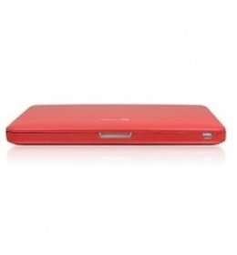 Macally BookShell Lederen Protect cover 13" Macbook Pro Rood