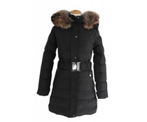 Adrexx Dames bontjas zwart lang Adrexx Dames bontjas zwart lang