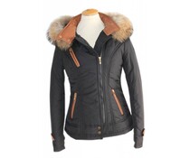Adrexx Dames bontjas Zwart Adrexx Dames bontjas Zwart