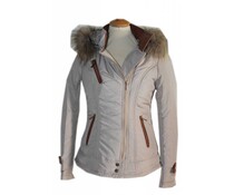 Adrexx Dames bontjas Beige Adrexx Dames bontjas Beige