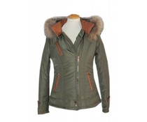 Adrexx Dames bontjas Groen Adrexx Dames bontjas Groen