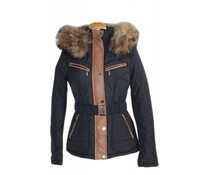 Adrexx Dames bontjas Donker Blauw Adrexx Dames bontjas Donker Blauw