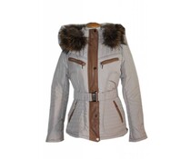 Adrexx Dames bontjas Beige Adrexx Dames bontjas Beige