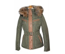 Adrexx Dames bontjas Groen Adrexx Dames bontjas Groen