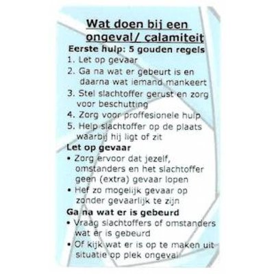 Ongeval en calamiteit