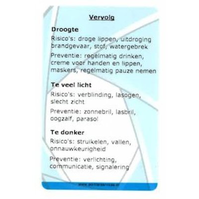 Ongewone weers omstandigheden