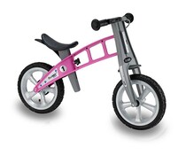 FirstBike Firstbike loopfiets met massieve banden en handrem Roze 2+ FirstBike Firstbike loopfiets met massieve banden en handrem Roze 2+