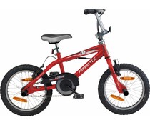 Loekie kinderfietsen Loekie Freestyle 16" bmx jongensfiets rood 4+ Loekie kinderfietsen Loekie Freestyle 16" bmx jongensfiets rood 4+