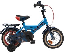 Loekie kinderfietsen Loekie Booster 12" Jongensfiets Blauw 3+ Loekie kinderfietsen Loekie Booster 12" Jongensfiets Blauw 3+