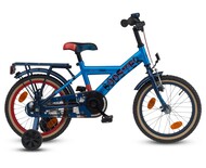 Loekie kinderfietsen Loekie Booster 16" Jongensfiets Blauw 4+ Loekie kinderfietsen Loekie Booster 16" Jongensfiets Blauw 4+