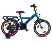 Loekie kinderfietsen Loekie Booster 16" Jongensfiets Blauw 4+ Loekie kinderfietsen Loekie Booster 16" Jongensfiets Blauw 4+
