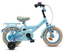 Loekie kinderfietsen Loekie Superstar meisjesfiets 12" Blauw 3+ Loekie kinderfietsen Loekie Superstar meisjesfiets 12" Blauw 3+