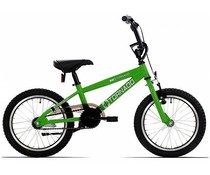 Tornado Bugatti BMX Tornado BMX 16" met terugtraprem Groen 4+ Tornado Bugatti BMX Tornado BMX 16" met terugtraprem Groen 4+