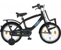Alpina kinderfietsen Alpina Clubb jongensfiets met voordrager 16" Black 4+ Alpina kinderfietsen Alpina Clubb jongensfiets met voordrager 16" Black 4+