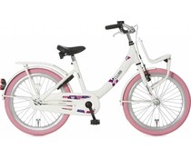 Alpina kinderfietsen Alpina Clubb meisjesfiets met voordrager 22" White 6+ Alpina kinderfietsen Alpina Clubb meisjesfiets met voordrager 22" White 6+