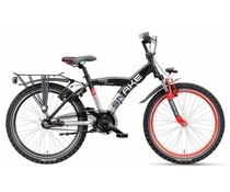 Batavus Batavus Snake jongensfiets 22" 3-speed Zwart-wit 6+ Batavus Batavus Snake jongensfiets 22" 3-speed Zwart-wit 6+