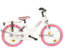 Loekie kinderfietsen Loekie Superstar meisjesfiets 18" White 5+ Loekie kinderfietsen Loekie Superstar meisjesfiets 18" White 5+