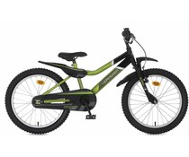 Alpina kinderfietsen Alpina Cracker jongensfiets 20" Black/Green 6+ Alpina kinderfietsen Alpina Cracker jongensfiets 20" Black/Green 6+