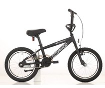 Tornado Bugatti BMX Tornado BMX 16" met terugtraprem Matzwart 4+ Tornado Bugatti BMX Tornado BMX 16" met terugtraprem Matzwart 4+