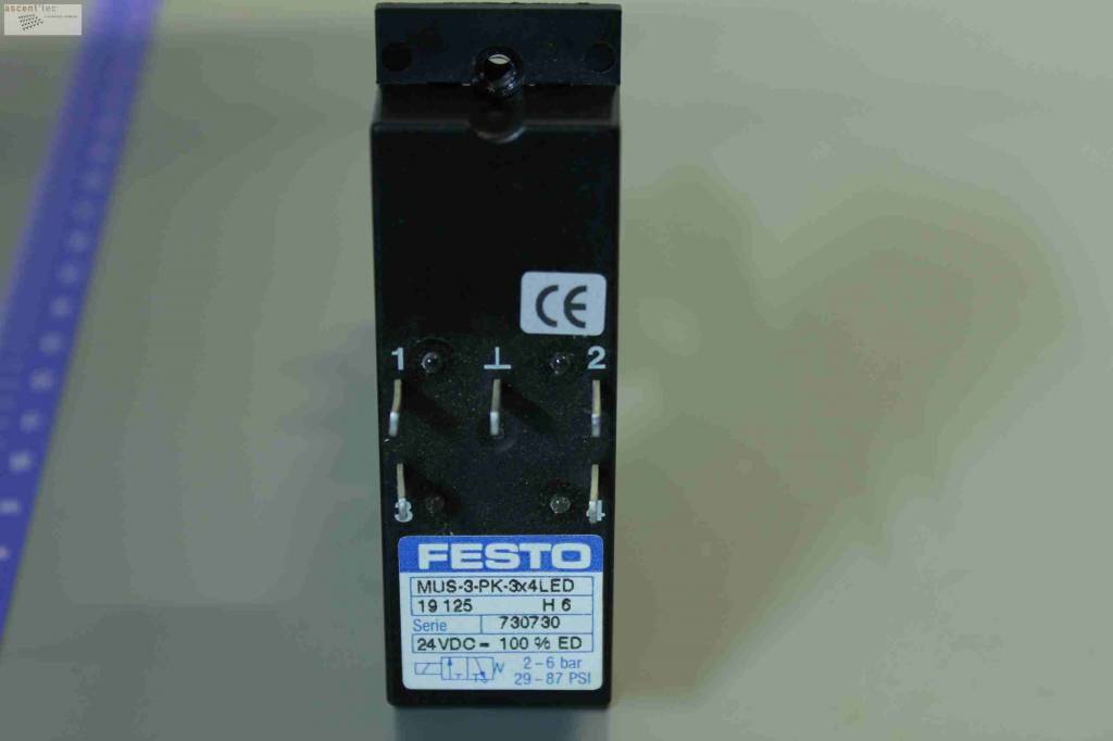 FESTO™ MUS-3-PK-3X4LED , EP CONVERTER 4 24VDC-100 % ED , FESTO