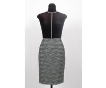 Blauw – groene tweed wollen rok Blauw – groene tweed wollen rok