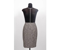 Rood – zwarte tweed wollen rok Rood – zwarte tweed wollen rok