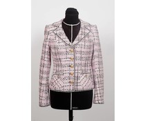 Roze – grijs tweed jasje Roze – grijs tweed jasje