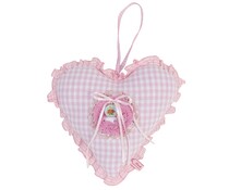 Ringkussen roze hartje Ringkussen roze hartje