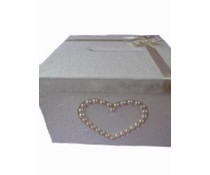 Enveloppendoos parel hart Enveloppendoos parel hart
