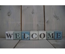 Houten Blokken Welcome Houten Blokken Welcome