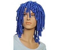 Rasta pruik blauw Rasta pruik blauw
