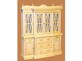 Euromini's Breakfront kast, blankhout