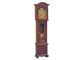 Deluxe Collection Echt werkende grootvader klok, noten