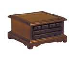 Deluxe Collection Koffietafel met plexIglas top, noten