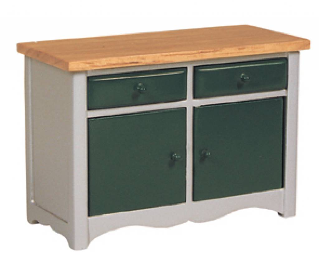 Deluxe Collection Keuken eiland, grijs/ groen/ eiken – Euromini’s Keuken Groen Grijs : Deluxe Collection Keuken eiland, grijs/ groen/ eiken – Euromini’s