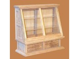 Euromini's Vitrinekast, blankhout