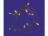 Euromini's Kerstverlichting 12 lampjes gekleurd micro 2mm, zonder stekker