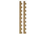 Euromini's Houten hoeksteenstrips, per 2