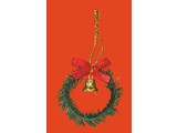 Euromini's Kerstkrans met klokje en strik