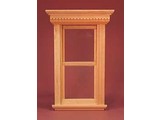 Euromini's Koloniaal schuifraam (niet werkend) EM5001 (WD) - € 4,75 Buitenmaat: 9,7(b) x 14,8(h)cm. Wandopening: 6,4(b) x 12,7(h)cm.