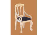 Euromini's EM9544/N1 Stoel, blank hout