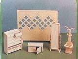 Euromini's Woodcraft Poppenhuismeubels Hal