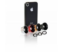 Wide-angle + macro lens voor iPhone 4 en 4s Wide-angle + macro lens voor iPhone 4 en 4s