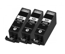 Huismerk 3x Canon PGI-525PGBK zwarte inkt cartridges Huismerk 3x Canon PGI-525PGBK zwarte inkt cartridges