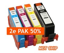 Huismerk HP 364XL inktcartridges multipak (4 st.) Huismerk HP 364XL inktcartridges multipak (4 st.)