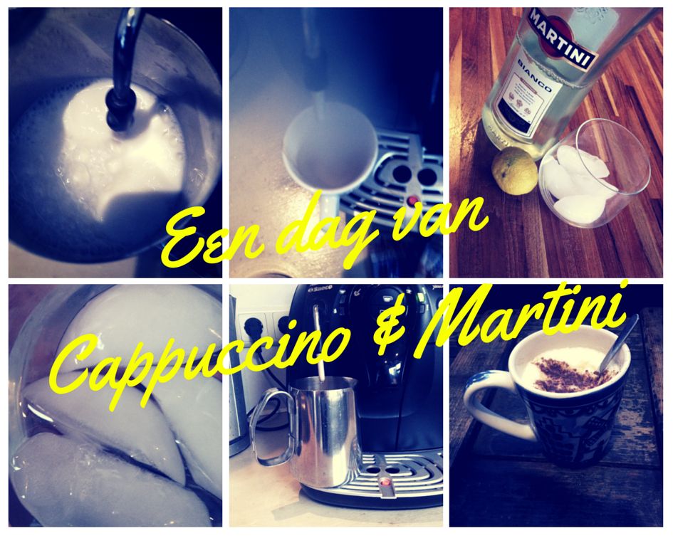 Een dag van Cuppuccino & Martini met ijs en een limoentje