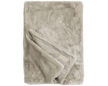 Faux Fur Throw Seal Pearl Faux Fur Throw Seal Pearl
